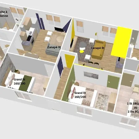 Le Duo Syrah Clim Entre Albi-toulouse & Les Du Tarn 度假居 布朗斯